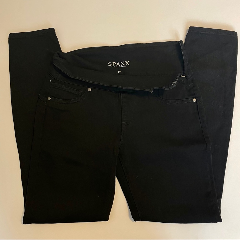 Spanx Black High Rise Jean-ish Legging Jeans